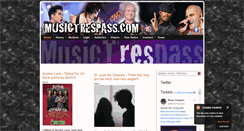 Desktop Screenshot of musictrespass.com